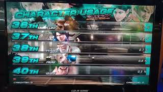 Tekken 6 Bloodline Rebellion - Ranking Screen