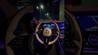 Mercedes E-Class Gece Araba Snap #mercedes #ambiyans #araba #keşfet #shorts