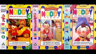 Noddy 4 Bbcv 5385 The Great Noddy Video Bbcv 5529 Noddy To The Rescue Bbcv 5665 Uk Vhs