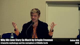 Favorite mythology and Middle Earth - Crispin Freeman talks story at Anime USA 2018