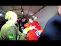 Video: Putin hugs athlete, speaks