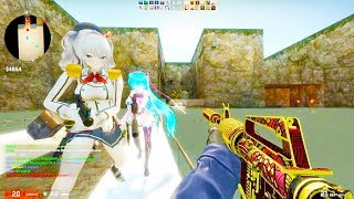 Counter Strike Global Offensive - Zombie Escape mod online gameplay on Escape Horizon map