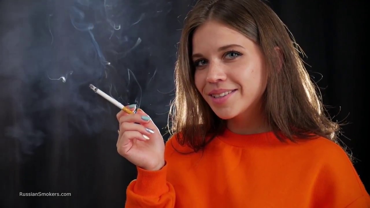Smoking young bitch