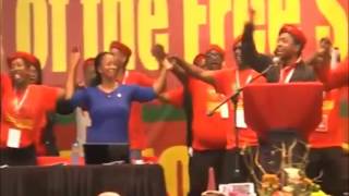 EFF Mbuyiseni Ndlozi singing Azania EFF Mbuyiseni Ndlozi singing Azania