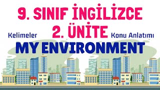 9. Sınıf İngilizce 2. Ünite Konu Anlatımı Kelimeler My Environment