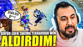 KÜFÜR EDİP SONRASINDA ÖZÜR DİLEYEN TAKIMA TEKRARDAN WİN ALDIRDIM! | PUBG MOBILE