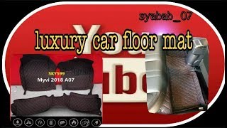 Perodua Myvi 2018-2019 6D Car Floor mat/Carpet