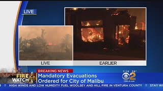 All Of Malibu Under Mandatory Evacuation Due To Woolsey Fire