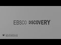 How to search on EBSCO Discovery?