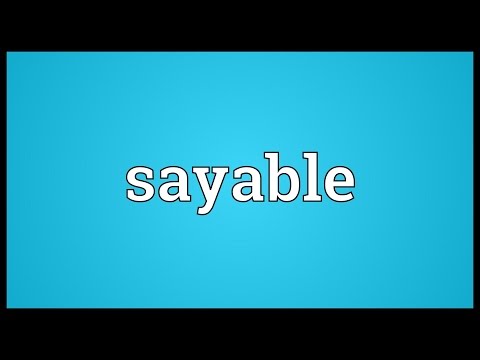 Header of sayable