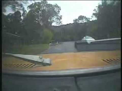 V8 1UZFE in Datsun 180B on wet roads