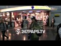 (New) (Exclusive) Rihanna talks about R8 at JFK Airport in NYC 10-01-14