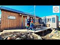 Four people in a tiny house - almost self-sufficient with biogas and photovoltaic systems