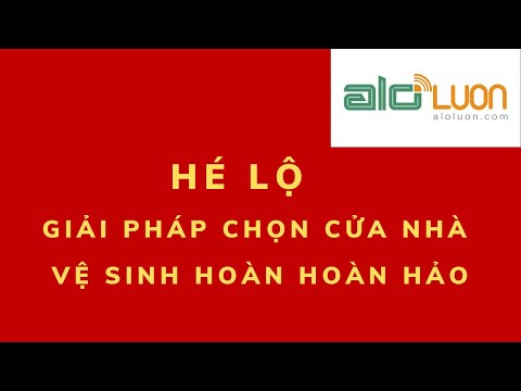 Mẫu CỬA ĐI NHÀ VỆ SINH ĐẸP NHẤT, SACH. Giải pháp hoàn hảo cho lựa chọn cửa đi phòng vệ sinh