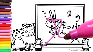 Baby Draw - Peppa Pig Coloring Book - Tô Màu - रग - Peppa Pig Baby Draw