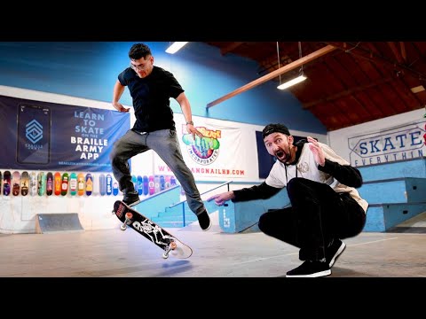 Landing his FIRST Kickflip after 26 years!?