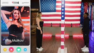 Mia Malkova in Sidemen Tinder in real life (USA EDITION)