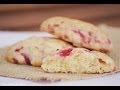 Receta de Galletas de nuez con frambuesa