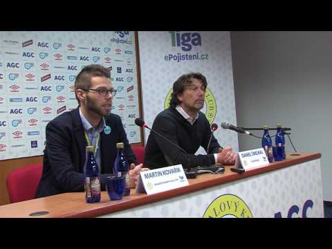 Tiskov konference domcho trenra po utkn Teplice - Slovcko (30.4.2017)
