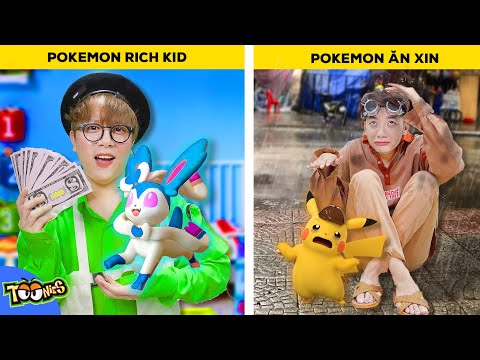 Rich Kid VS Ăn Xin - Đường Đua Huấn Luyện Viên POKEMON Siêu Cấp!
