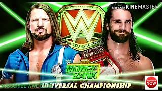 Money In The Bank 2019 Match Card