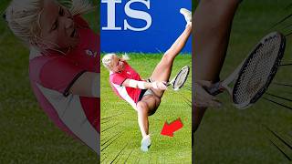 😂 Funny & Crazy Moments In Women's Tennis #Shorts