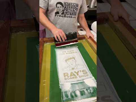 We printed some new shop decks for our friends at Ray’s in Redding, Ca ! #screenprinting #skate