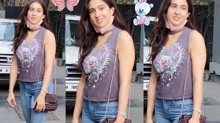 सकस Hot Sara Ali Khan For Movie Snapped At Pooja Entertainment Juhu Big S
