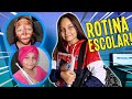 PRIMEIRO DIA DE AULA DA MINHA IRMÃZINHA NA ESCOLA NOVA! (Rotina Matinal)