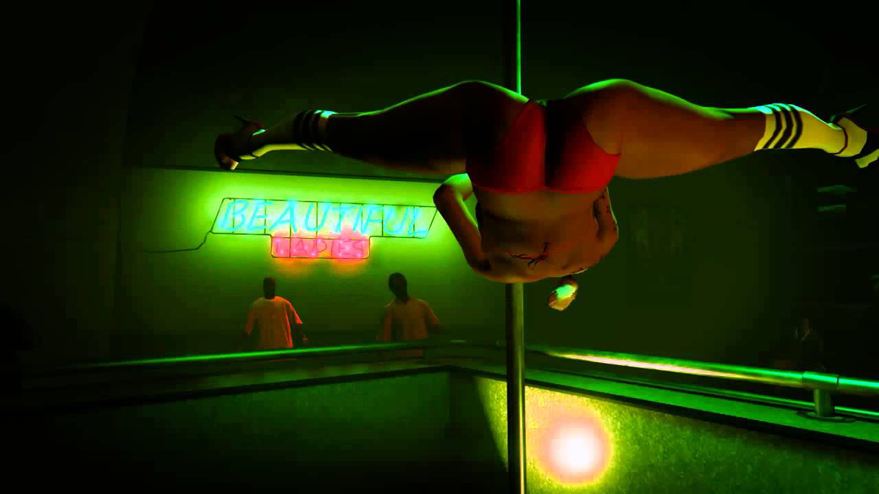 Strip club footage