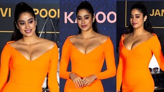 Janhvi Kapoor Stunning Looks In Orange Dress At Aldo Shoes & Accessories Launch 100 Days Poster