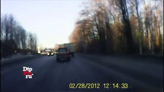 Видео Повезло от ДТП Петрозаводска и Карелии, Пряжинское шоссе, Петрозаводск, Россия