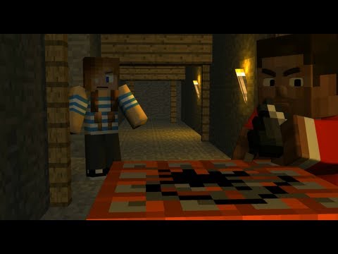 Harlem Shake Girls on Never Mining Together   A Minecraft Parody Of Never Getting Back