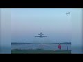 Raw Video: Plane Carrying Discovery Takes Off
