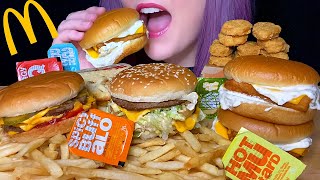Asmr Mcdonalds Mukbang No Talking Big Mac Filet-O-Fish Double Cheeseburger