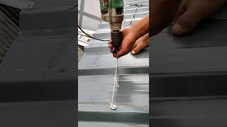 Screwing On Sheets Self Drilling Screws Work