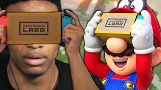 Etika Reacts To Nintendo Labo Vr Zelda Botw & Mario Odyssey