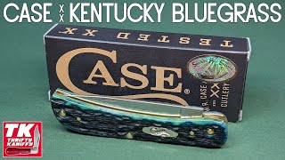 Case Sodbuster Jr. Kentucky Bluegr Bone Peach Seed Jig Pocket Knife 22765 6137 Ss