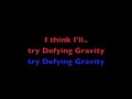 Defying gravity glee lyrics - youtube
