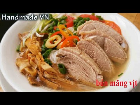 Cách làm bún măng vịt