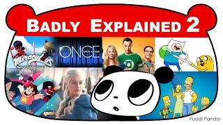 10 TV Shows Explained Badly or Funny? Animated | Puddi Panda