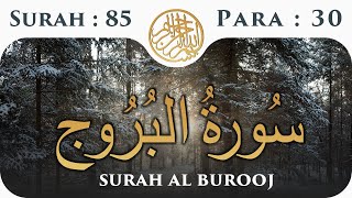 85 Surah Al Burooj  | Para 30 | Visual Quran With Urdu Translation