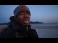 Rhyming at a beach in Ishinomaki that was affected by the 2011 earhquake and tsunami