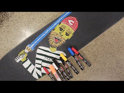 Lightsaber Griptape Art Time Lapse!