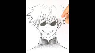 Gojo Satoru Drawing #Drawing #Pencilsketch #Art #Satisfying #Animedrawing #Artvideo #Viral #Fyp