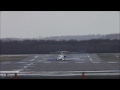 Crosswind Landings during a storm at Düsseldorf B777,767757 A330 Sturm Andrea, (watch in HD)