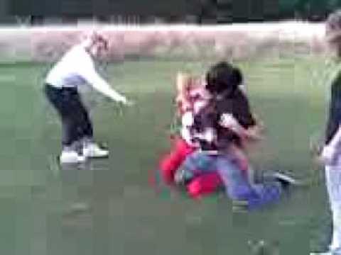 Girl gets beat up