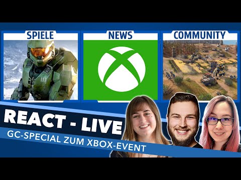 Xbox-Stream zur Gamescom 2021 - Wir reagieren live mit euch auf die Ankündigungen!