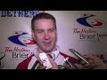 2011 Tim Hortons Brier - Page Playoff 1v2 Media Scrum