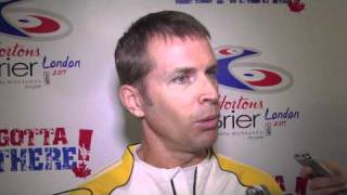 2011 Tim Hortons Brier - Page Playoff 1v2 Media Scrum